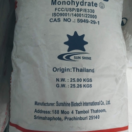 Citric Acid Monohydrate - Thailand