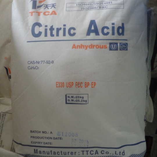 Acid Citric Anhydrous  - TTCA China